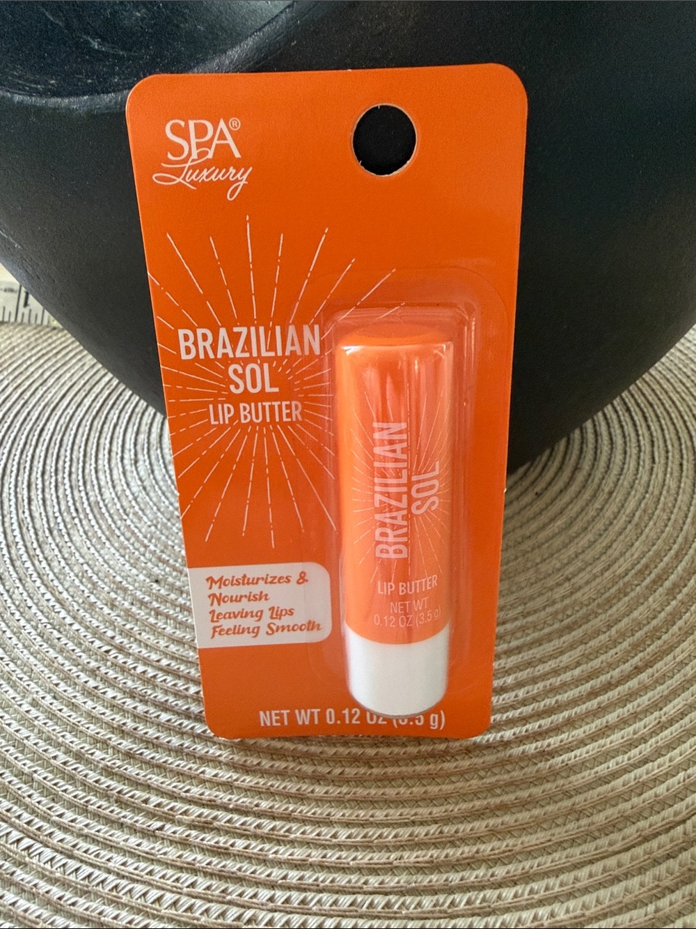Brazilian Sol Lip Butter – Orange .12 oz. New in package
